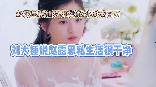 刘大锤最新爆料赵露思,娱乐圈新瓜来袭！